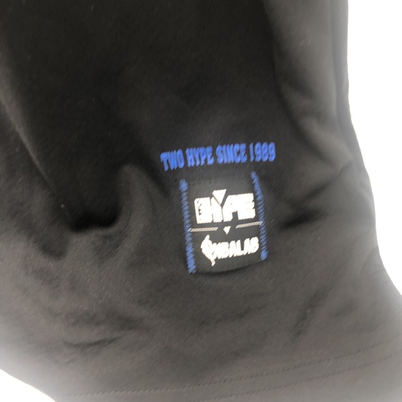 Golden State Warriors Two Hype Shirt NBALAB NBA Size Large Mens Black Embroidery - Picture 7 of 16